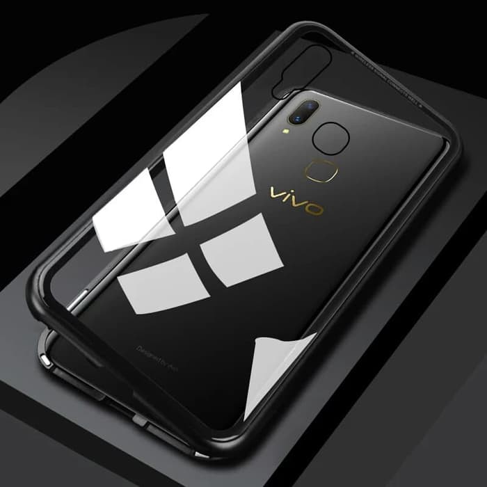 SAMSUNG A7 2018 BACK COVER GLASS MAGNET 360 CASE GLASS SAMSUNG A7 2018