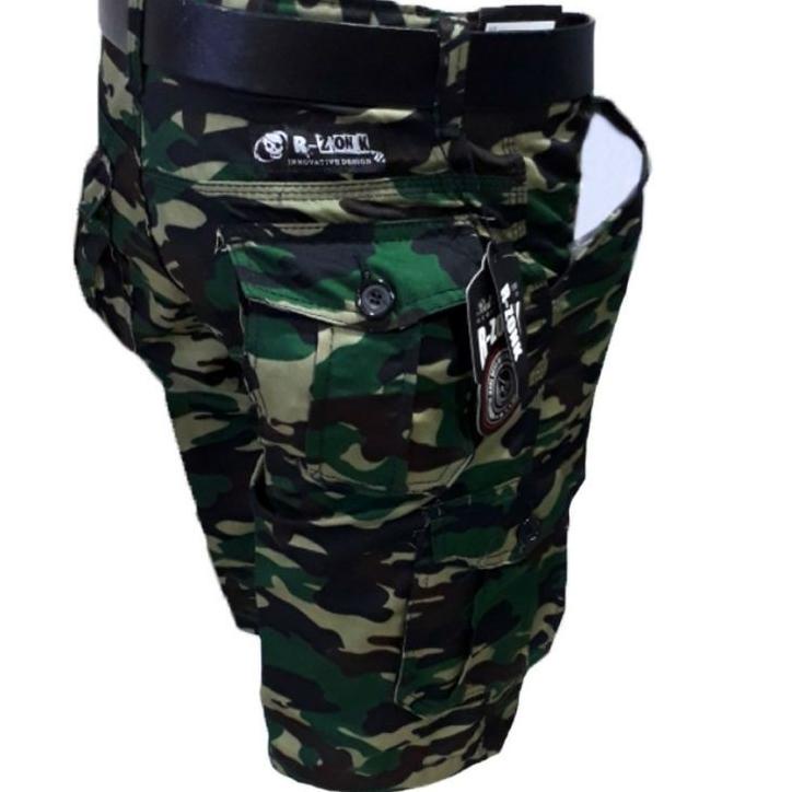 Celana Cargo pendek Army LORENG/ celana pendek Loreng/ ayra cargo. 