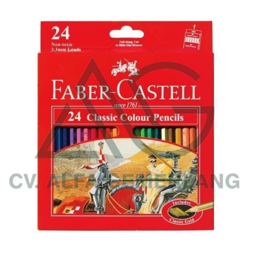

CLASSIC COLOUR PENCILS 24L FABER-CASTELL