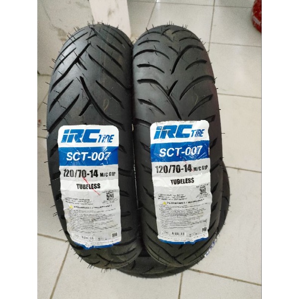 Ban Luar IRC 120/70-14 SCT-007 tubeless