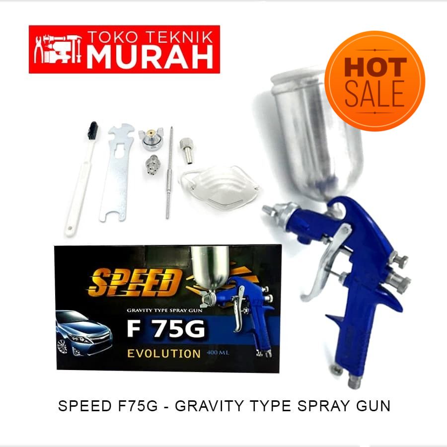 Speed Spray Gun F75G Tabung Atas F 75 G