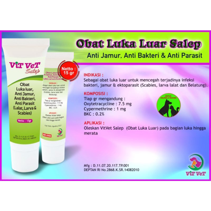 Vit Vet obat Luka luar