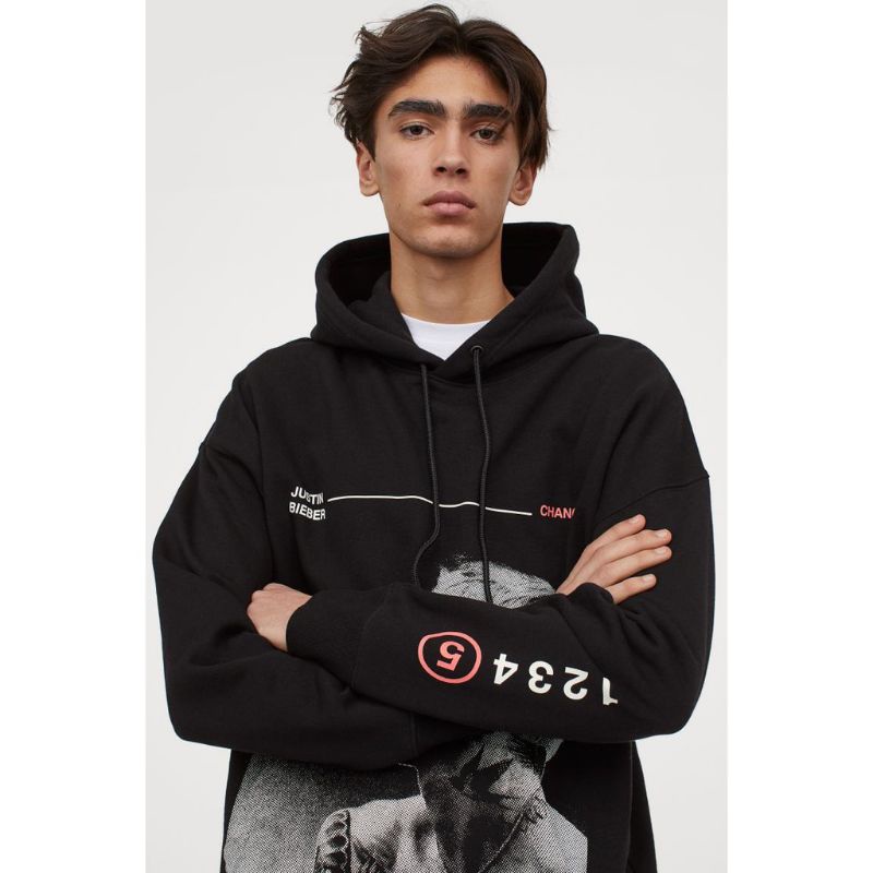 HOODIE JUSTIN BIEBER BLACK