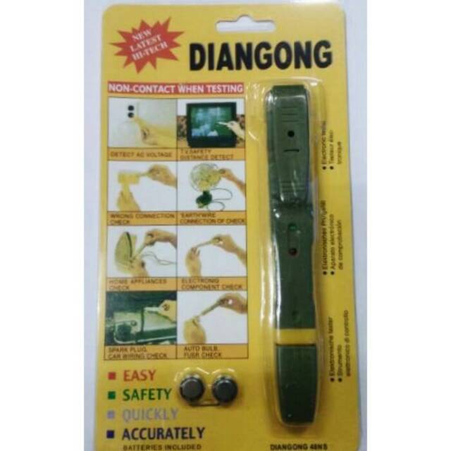 Tespen Listrik Aki Mobil Mesin Testpen Elektronik Bunyi DIANGONG Murah