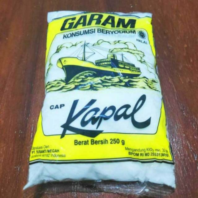 

Garam Cap Kapal 250 gr