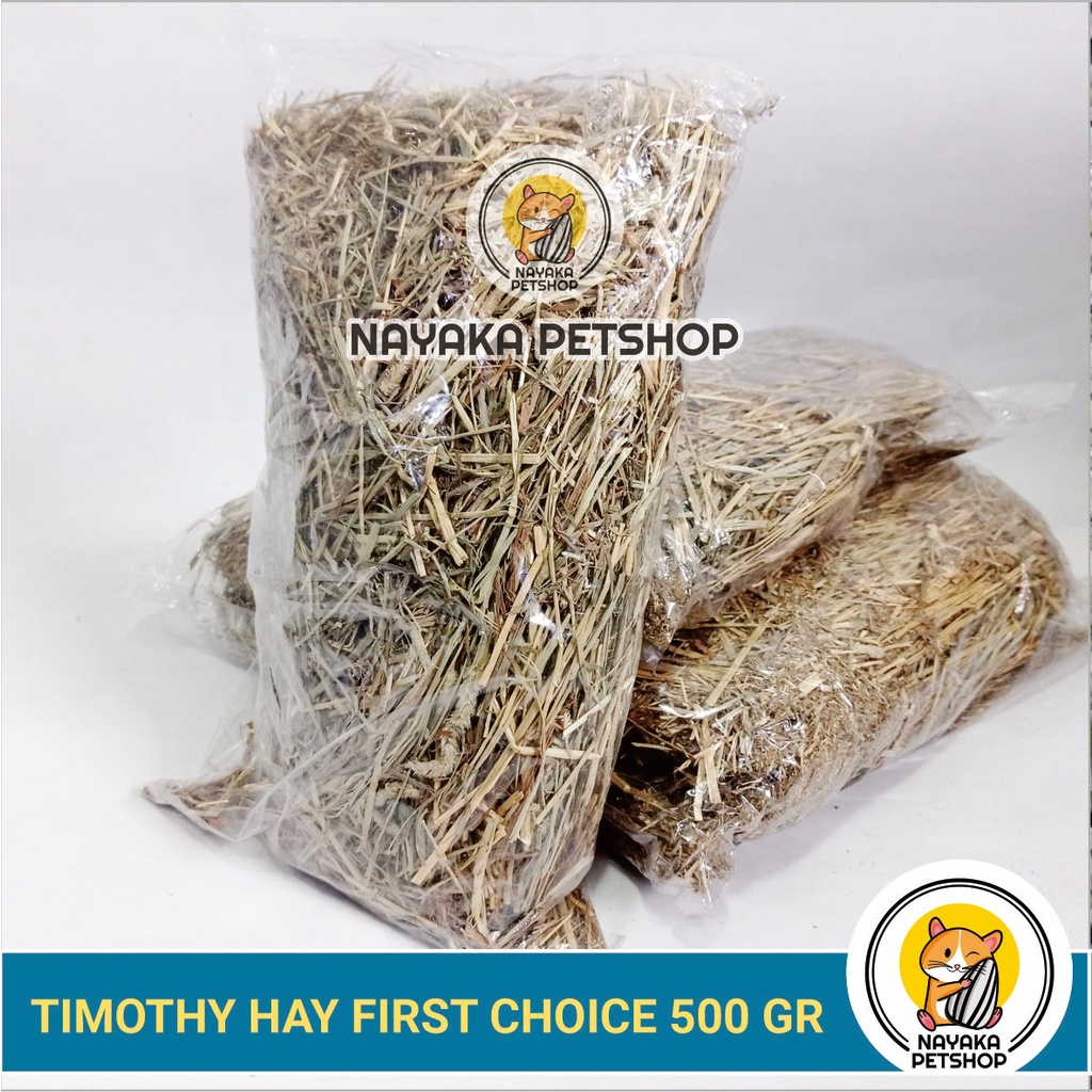 1st First Choice 500 gr Timothy Hay Kelinci Rumput Kering Makanan Rabbit Pakan Chinchilla Cemilan Marmut Food Grass Guinea Pig