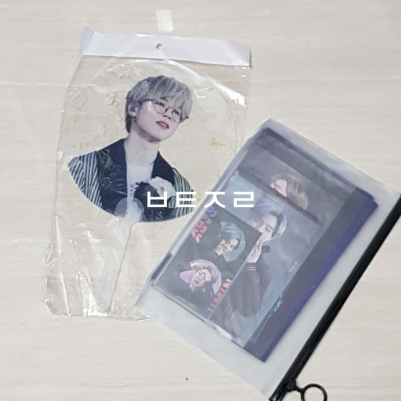 BTS JIMIN FANSITE SLOGAN BLACKNWHITE BARU