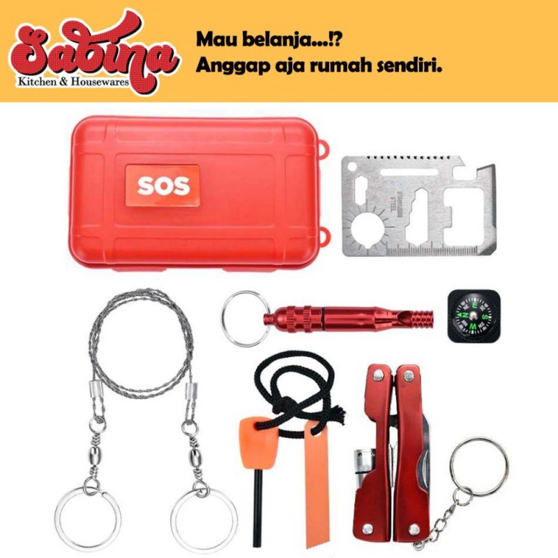 Emergency Survival Kit Multifunctional First Aid FervorFOX