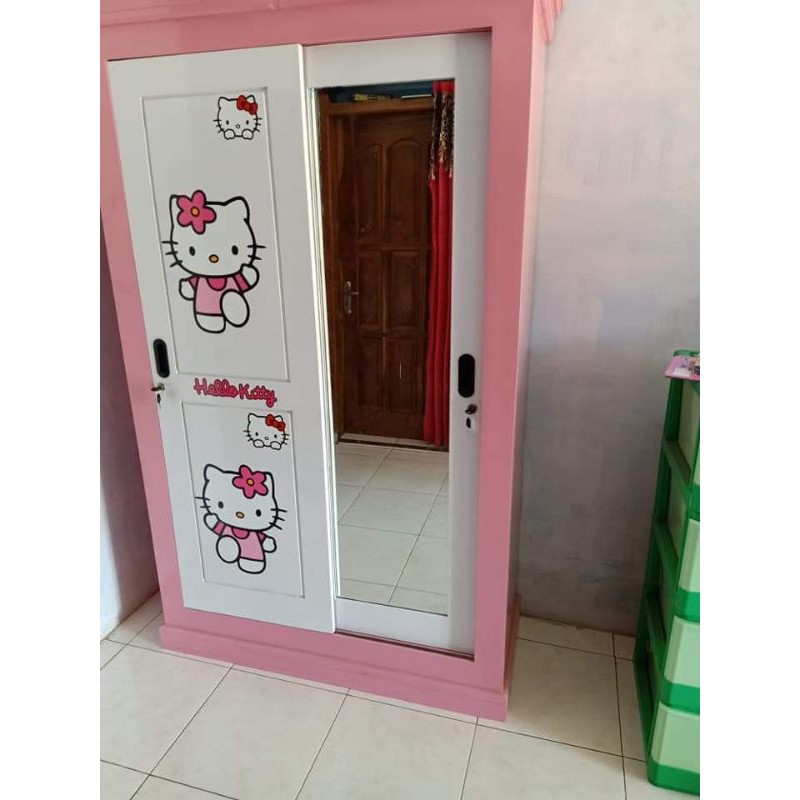 lemari jati 2 pintu