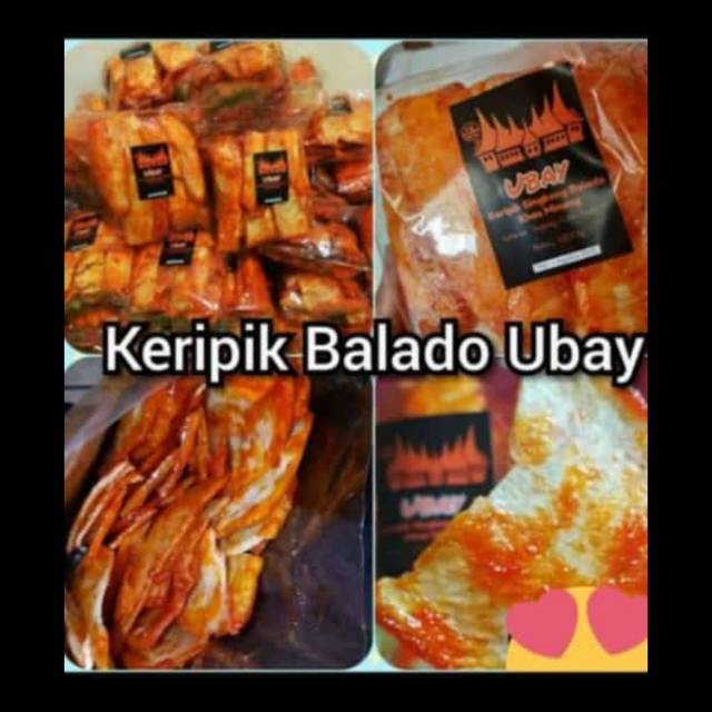 

Keripik pedas balado ubay