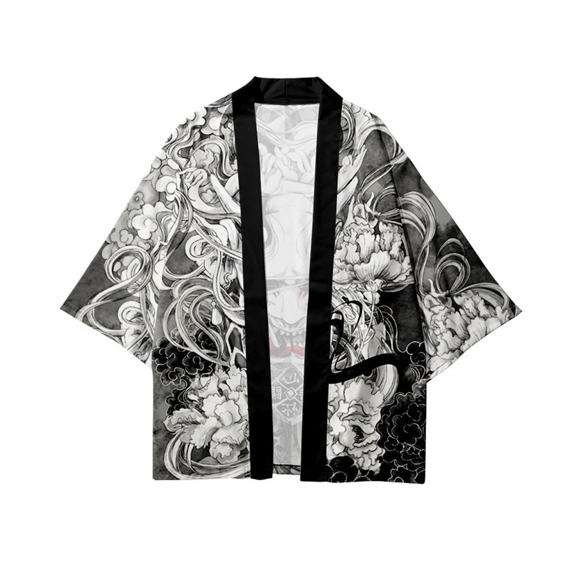 KIMONO CARDINGAN IMPORT PRIA WANITA KOREA JEPANG ORIGINAL TB38