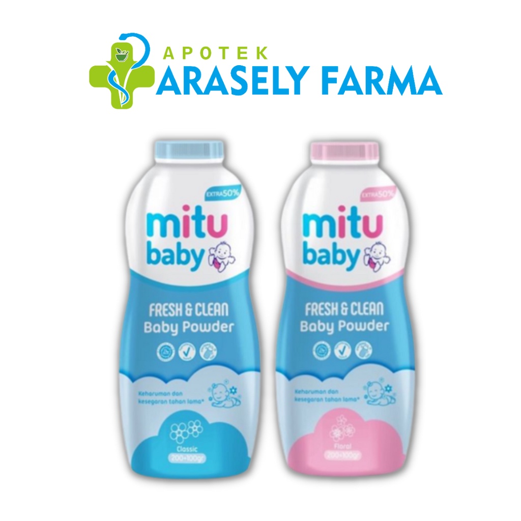 Mitu Baby Powder (75g/150g/300g)
