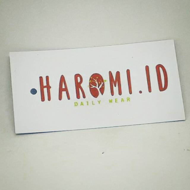 

Label Hangtag 1 sisi paket 3000 pcs 5.8x5.8cm