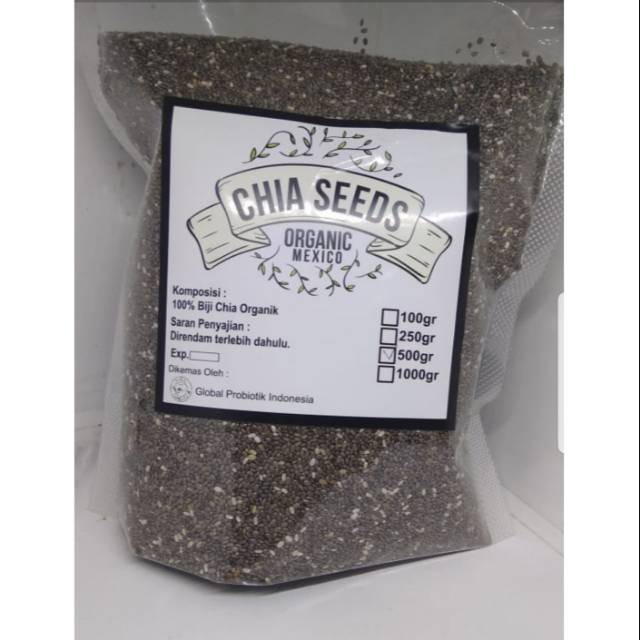 

CHIA SEED ORGANIK 500gr biji chia organik