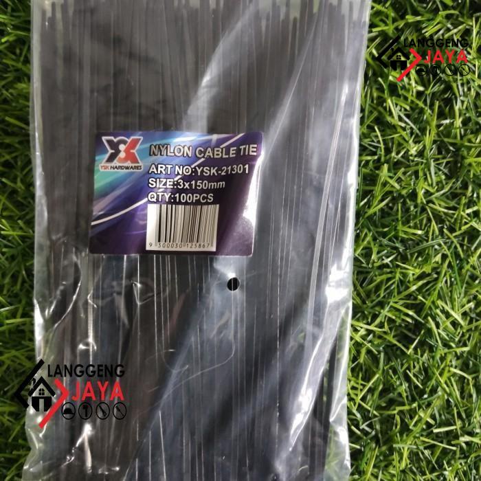 

Kabel Ties Hitam 100 Bj 3 X 150 Mm (15 Cm) Harga Per Pack Cable Ties