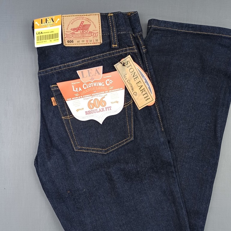 CELANA JEANS PRIA LEA STANDAR REGULER PREMIUM 28 sampai 38 bisa COD Hitam garment, Biru muda, Biru