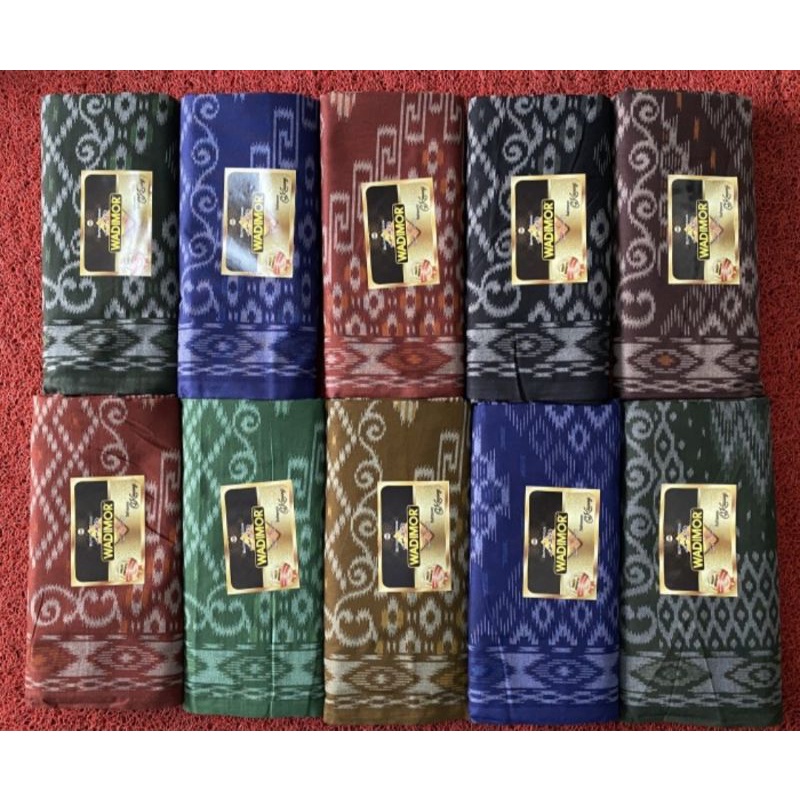 grosir sarung Wadimor balimoon Kawung warna