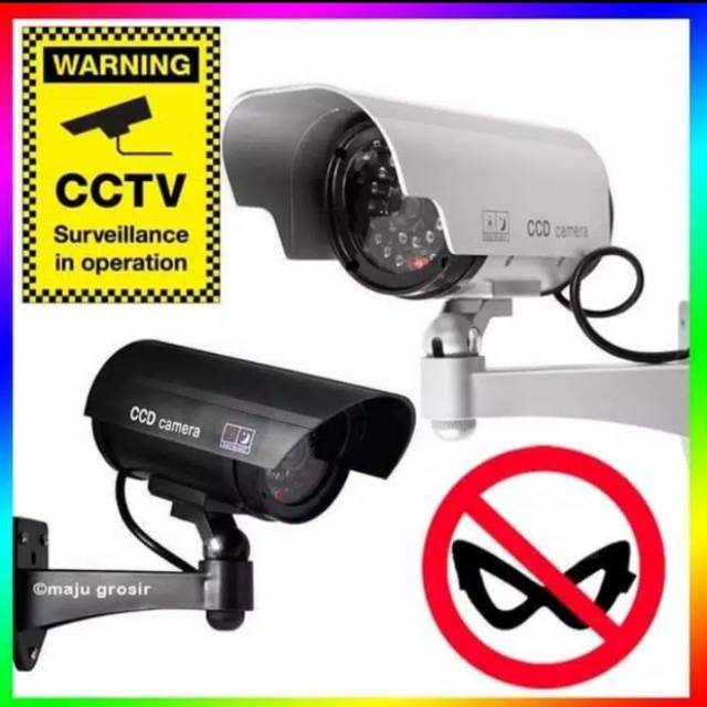 CCTV OUTDOOR Palsu / Kamera CCTV dummy Pengintai Palsu