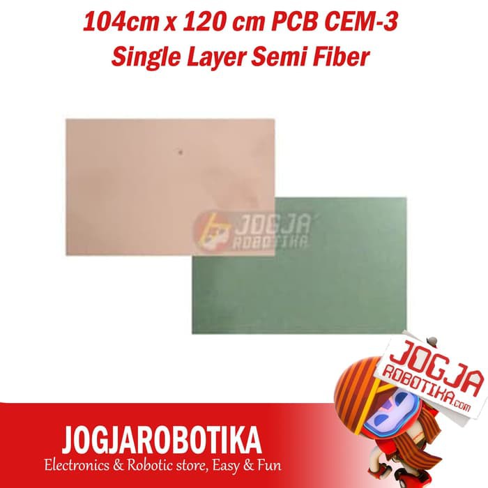 104CM X 120 CM WK F-67 PCB CEM-3 SINGLE LAYER SEMI FIBER LEMBARAN