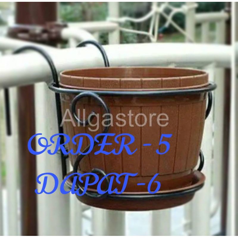 rak pot pagar rumah rak bunga dinding rak bunga balkon Standing pot pagar rumah minimalis rak bunga