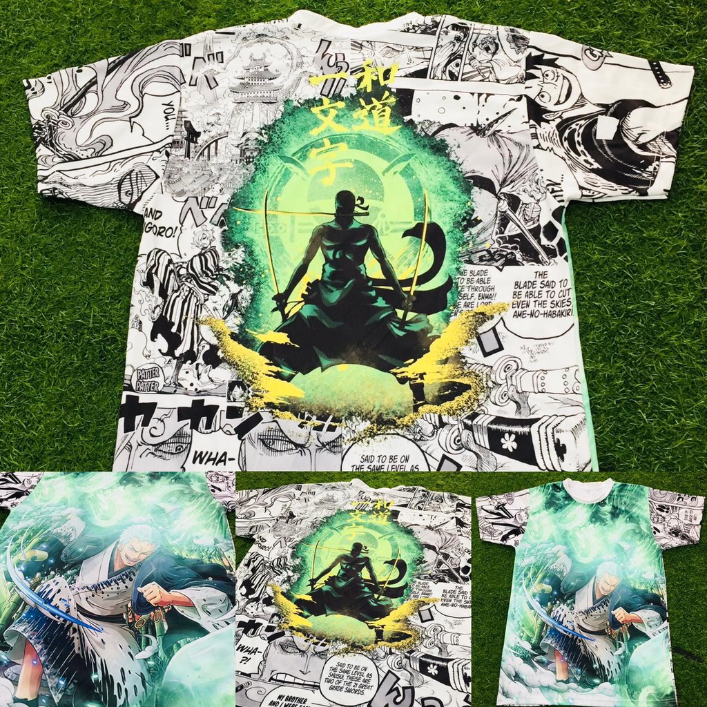 Tshirt Zorojuro Battle Fullprint Anime Onepeice