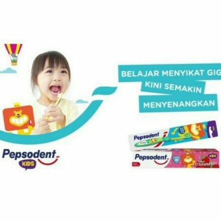 Pepsodent Kids Toothpaste 50g / Pasta Gigi Bayi Anak / Odol Anak Bayi