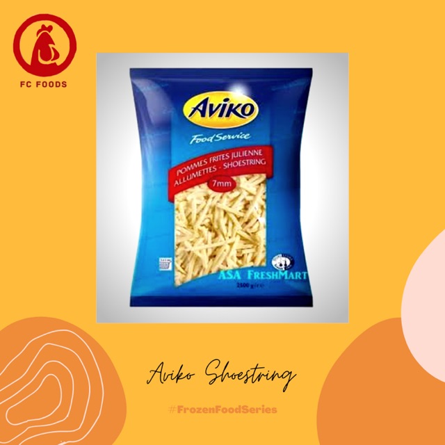 

Kentang Goreng Aviko Shoestring / French Fries Aviko Shoestring (2kg)