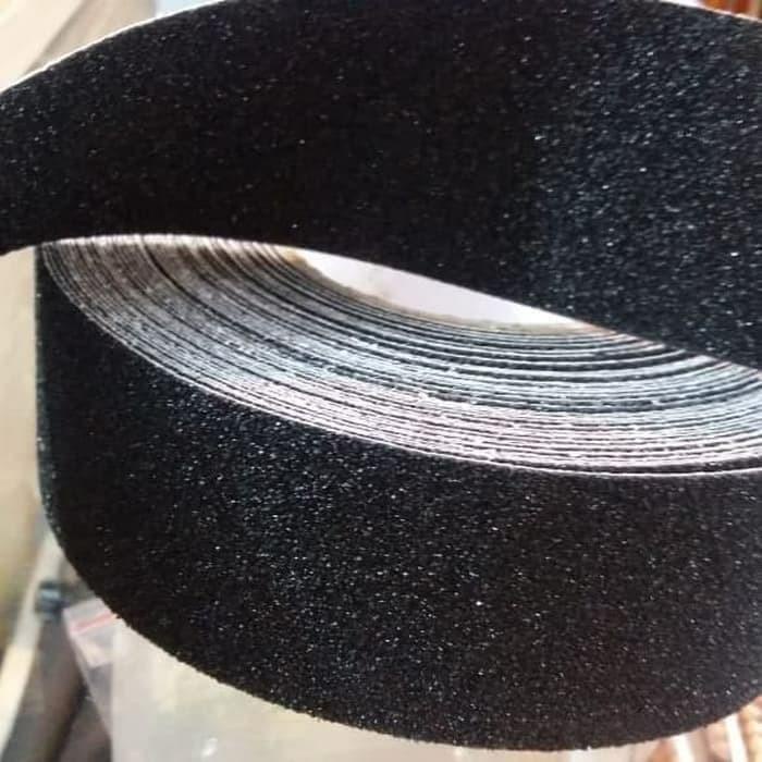 

[Cod] Lakban Anti Slip Tangga / Safety Walk Warna Hitam 2" X 18 M