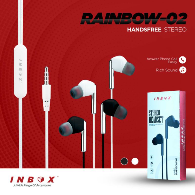HEADSET INBOX RAINBOW-02