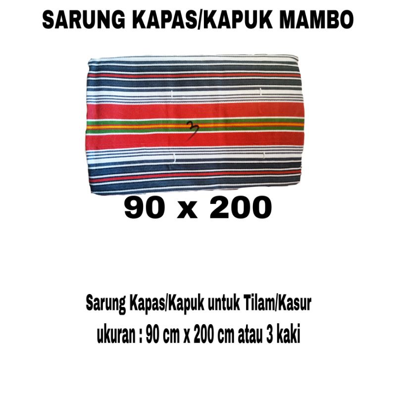 3kaki/ Sarung Kasur/Tilam - Untuk Isian Kapas/Dakron