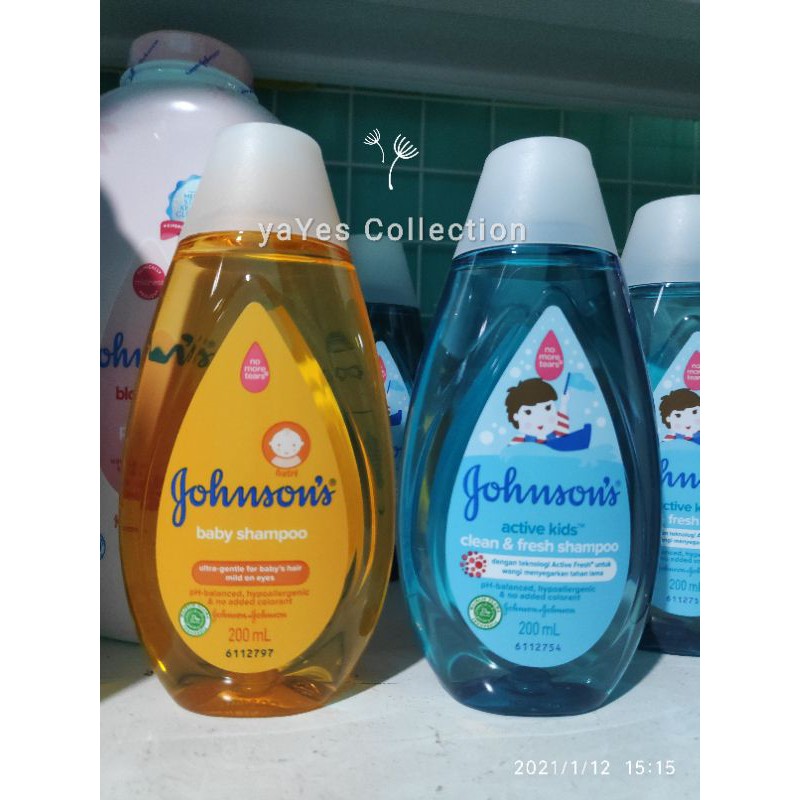 Johnson's Baby soft shiny drops Shampoo 200 ml bayi shampo johnson johnsons perlengkapan mandi