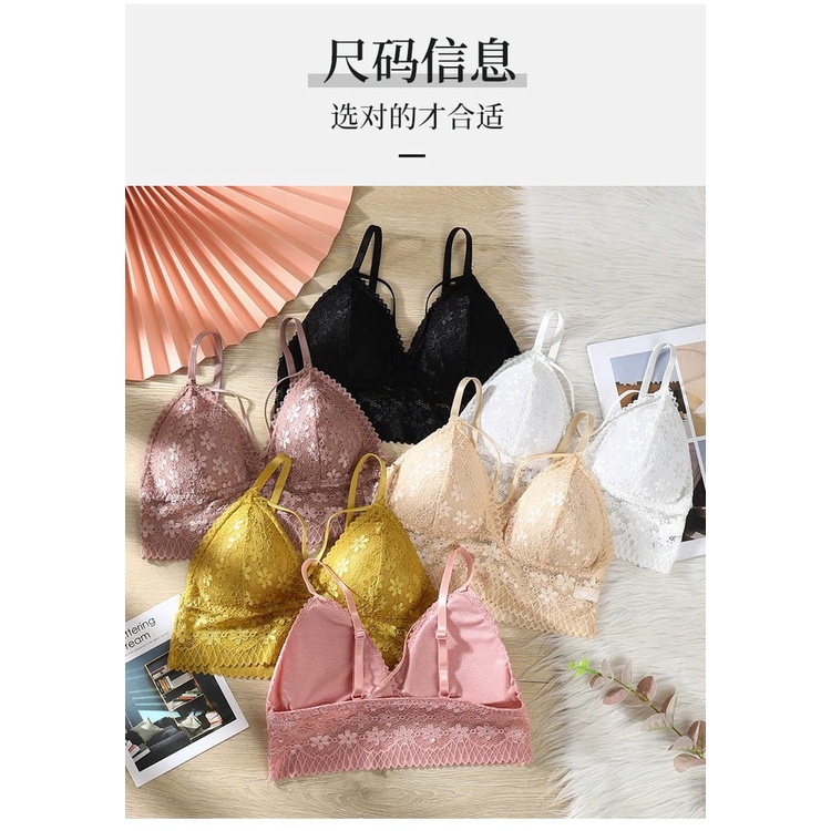 SEXYLADIES New bra wanita bra sexy tanpa kawat bahan import premium tali bisa di adjust distel