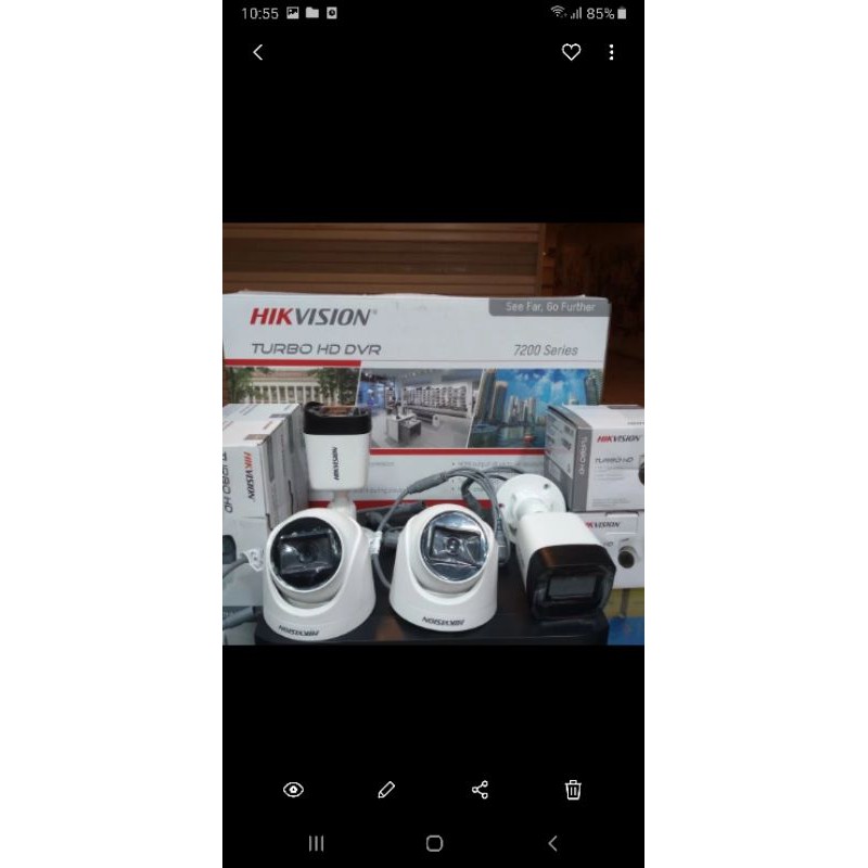 paket IP Camera cctv Hikvision 4 channel 2MP
