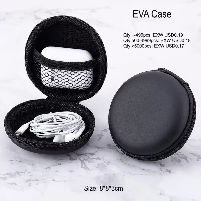 EVA Case Tas Kotak Penyimpanan Kabel Data /  Kotak Headset