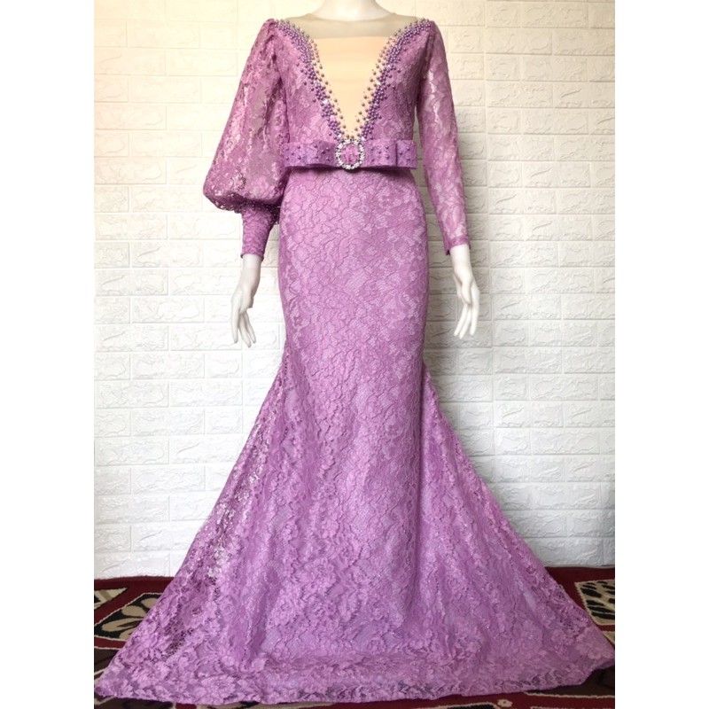 longdress/dressbrokat/dress/baju pesta/baju singer/kebaya/kebaya modern/kebaya sragen