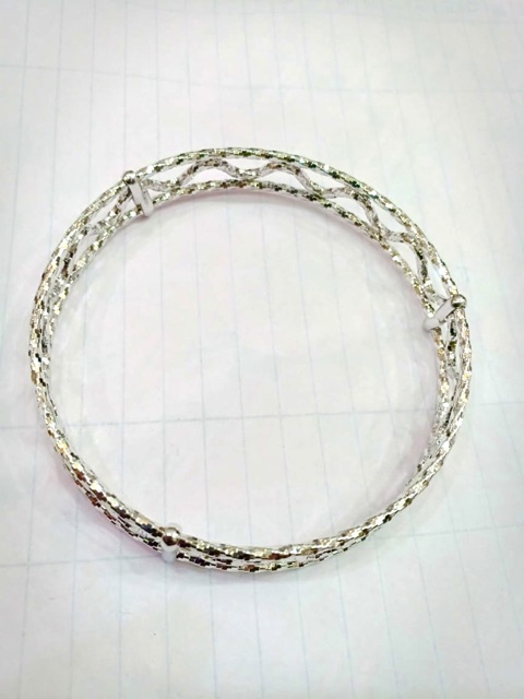 Gelang wanita / xuping / lapis emas / yaxiya / gelang ombak putih