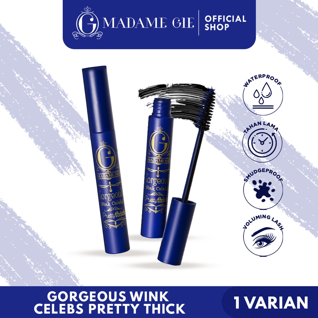 LIZBEAUTY - Madame Gie Gorgeous Wink Celebs Pretty Thick - Mascara