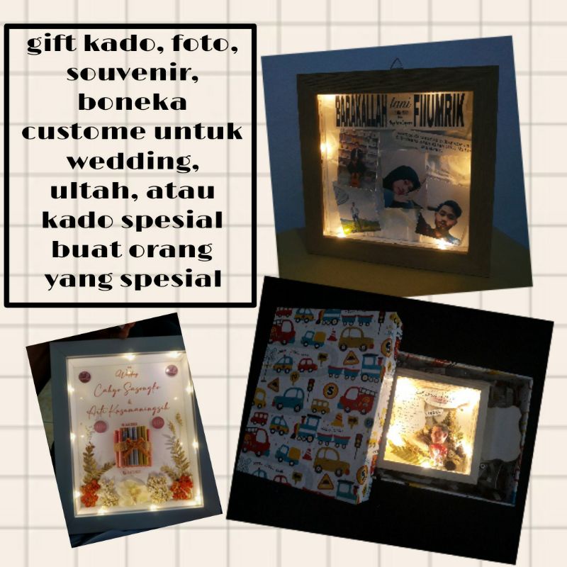 

Gift Box/kado untuk ulang tahun, wedding, dan lain lain