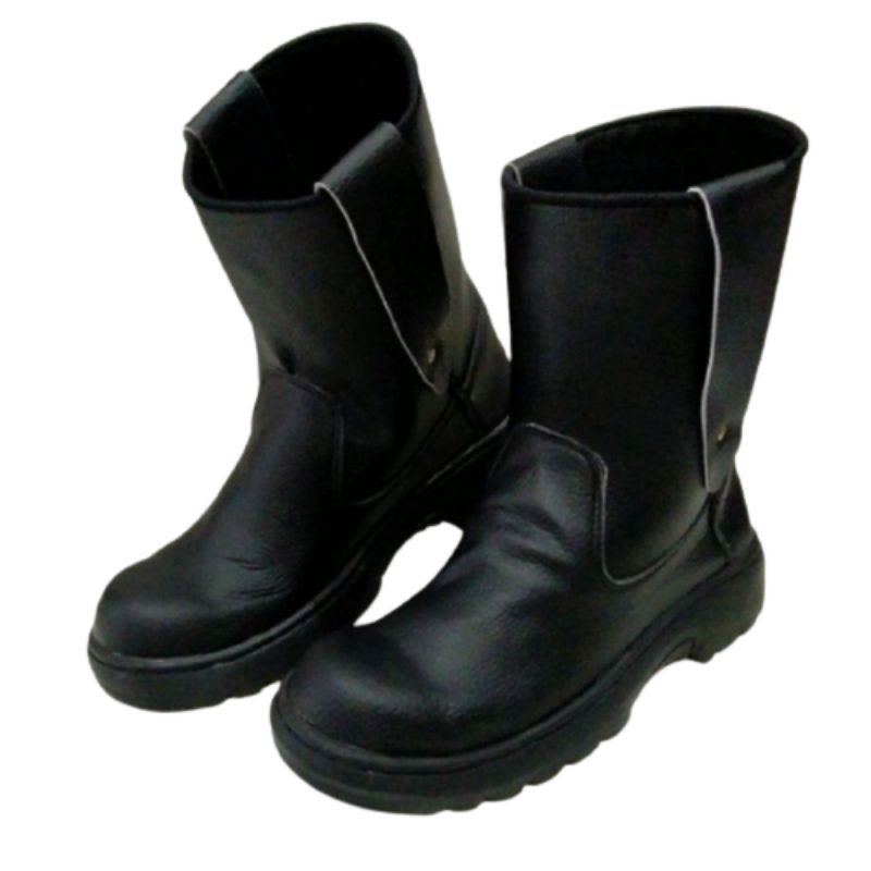 Sepatu Safety Proyek Ujung Besi - Septy Shoes Boot - Septi Kerja Lapangan Kulit Sintetis Sepatu Safety original