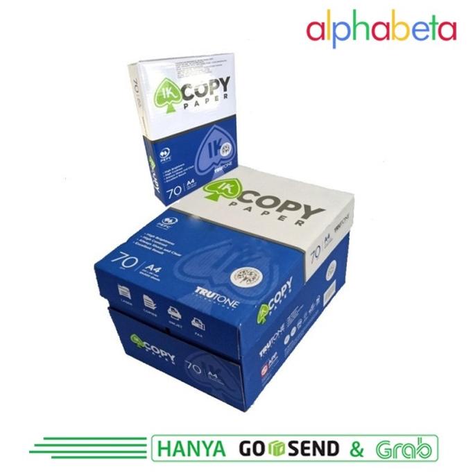 

GERCEP IK COPY PAPER A4 70 GSM PER DUS ISI 5 RIM - KERTAS HVS F XBV5615EA