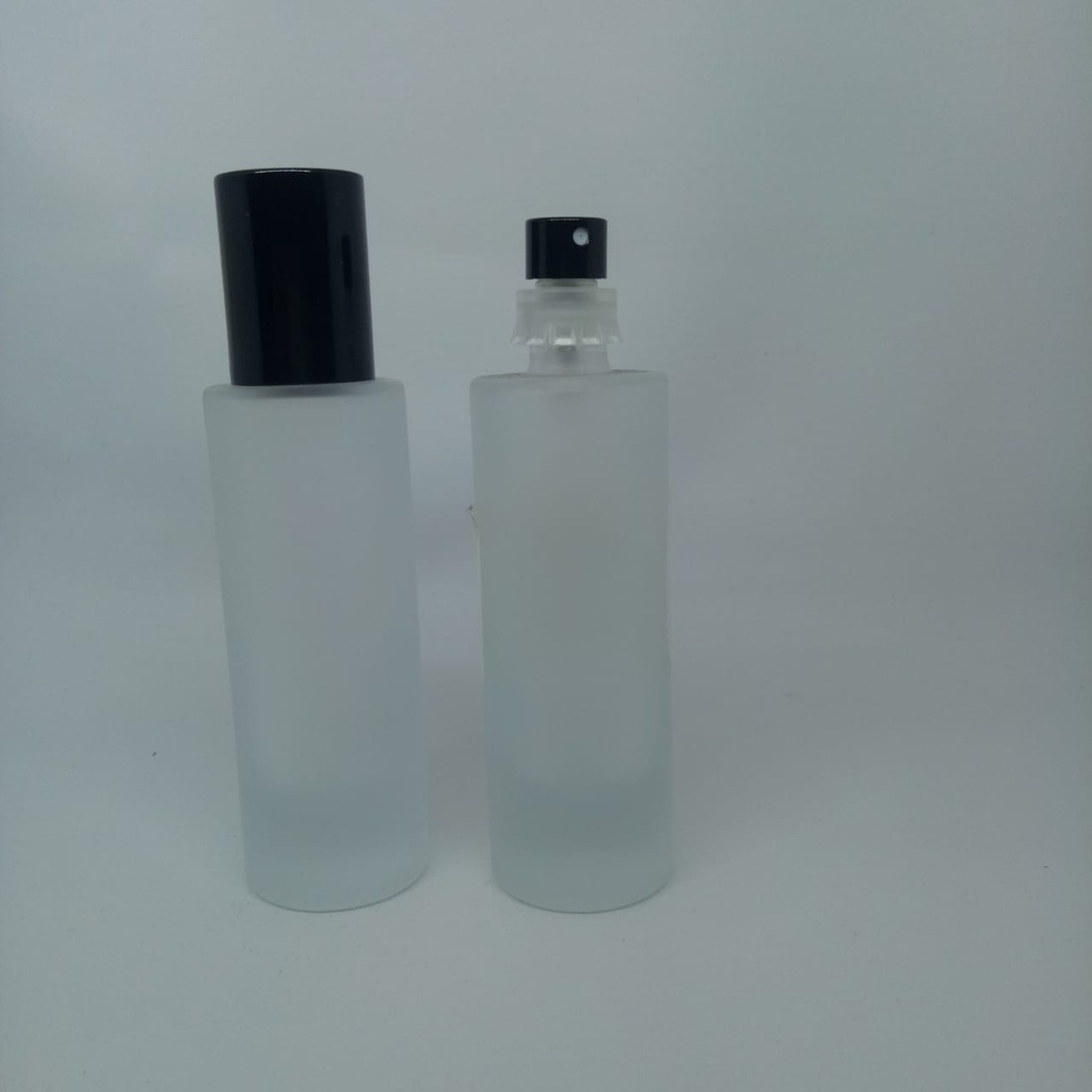 Botol Parfum Casa Doft easy pump hitam dan cap cartonan @100pc