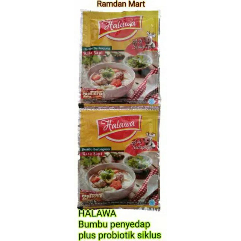 

Bumbu masak organik HALAWA,dengan probiotik