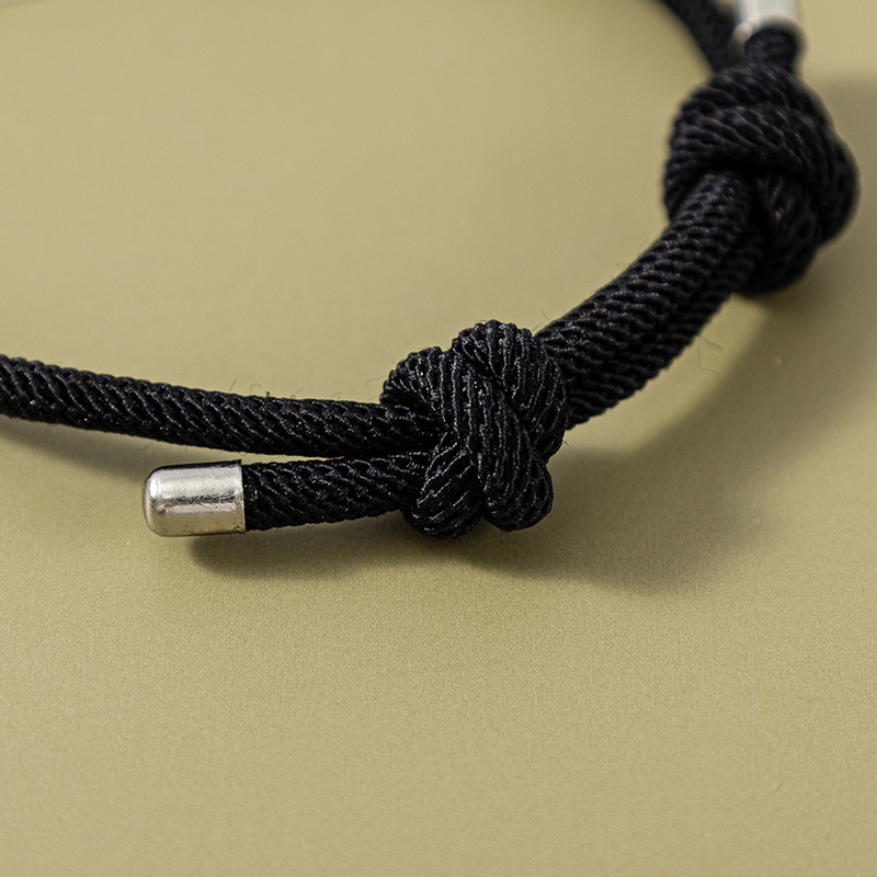 1 Pasang Gelang Rantai Liontin Hati Magnetik Gaya Korea Untuk Pasangan