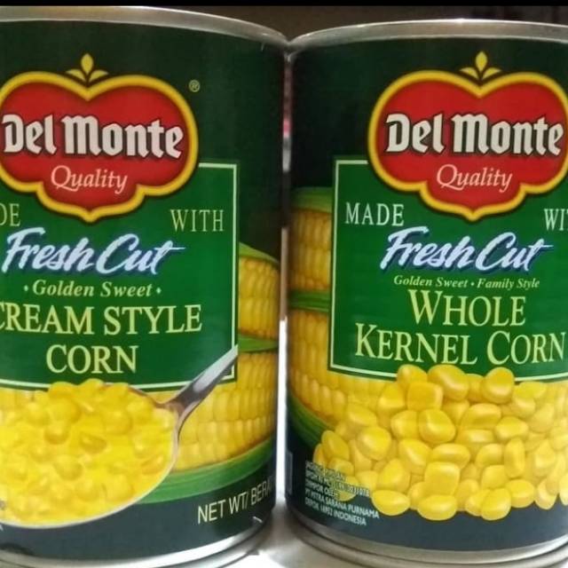 

Jagung Kaleng Del Monte/ Sweet Corn Cream Style dan Whole 425 ml