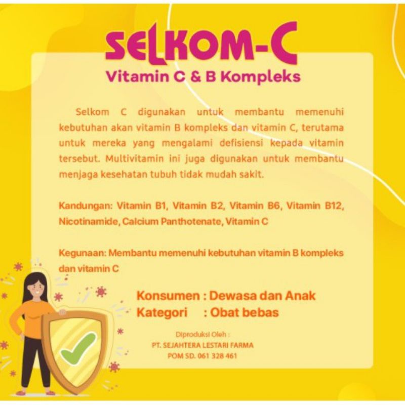 Selkom C vitamin C strip