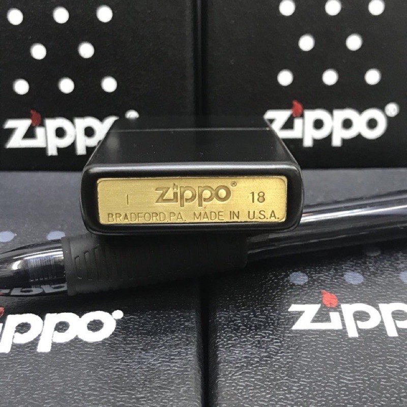 Korek Zppo Matte Hitam Polos/Fullblack Premium