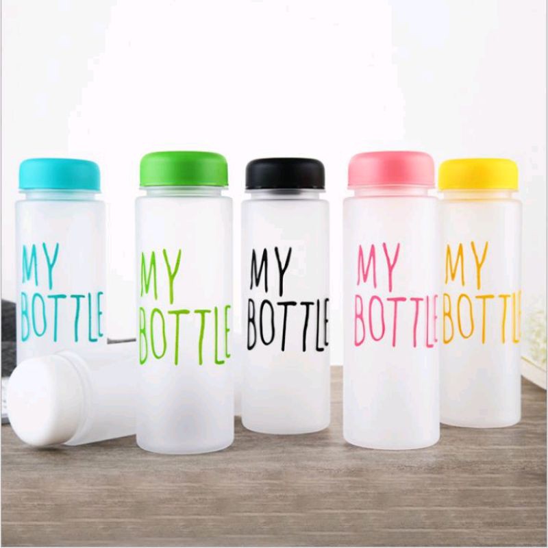 my bottle 500ml transparan botol minum infused water plastik tritan drink bottle cup