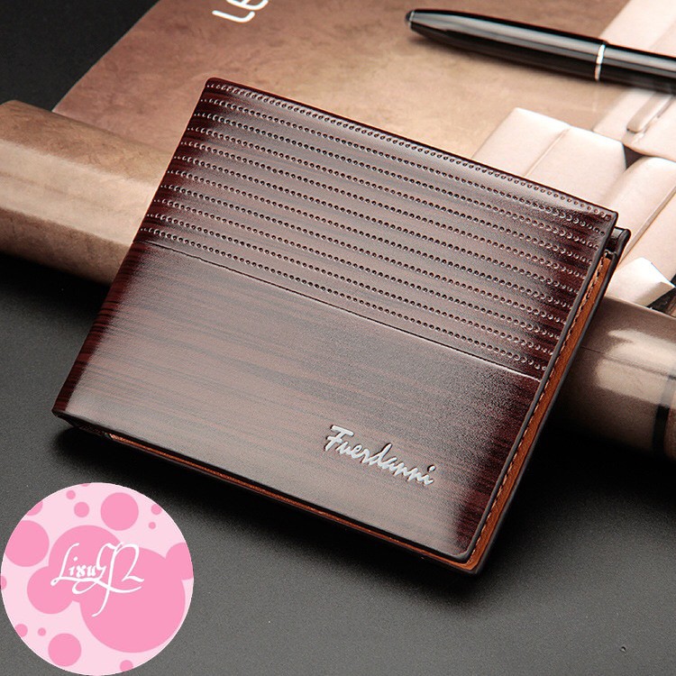 Dompet cowo - Dompet Baellerry Pendek Cowok Kulit Premium Import - Dompet Baellery Lipat Model Garis