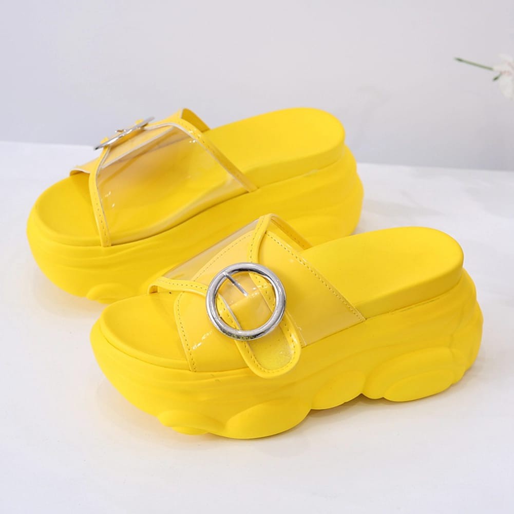 Sandal wanita model slip on teplek Gucci kulit asli paling keren murah dan laris manis