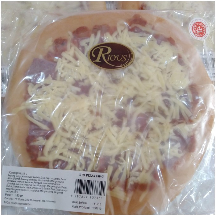 

Rious Pizza Smoked Beef Bernardi Diameter 20 cm 180 gr